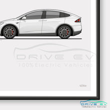 Load image into Gallery viewer, Tesla Model X Car Poster