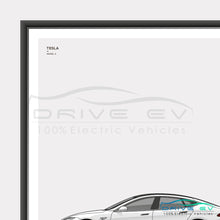 Load image into Gallery viewer, Tesla Model S Car Poster