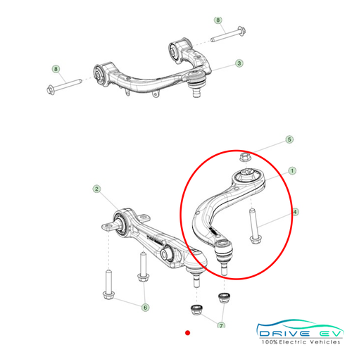 Tesla Model 3 Front Left Lower Compliance Link 2188354-10-B
