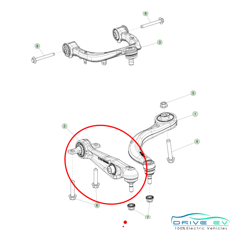 Tesla Model 3 Front Lower Lateral Link 1044341-00-E