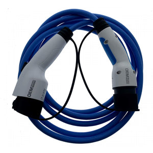 Charge Cable - Type 2 to Type 1 - 7kW 32A 1 Phase