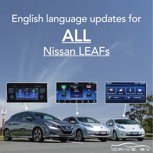 Nissan Leaf Head Unit Language Conversion