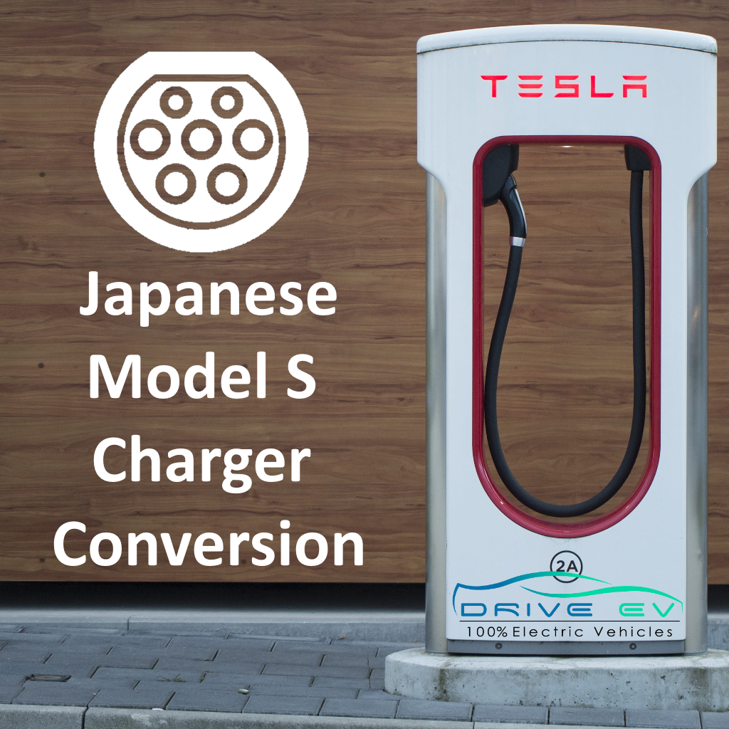 Japanese Tesla Model S EU NZ Charger Conversion US Tesla Plug to
